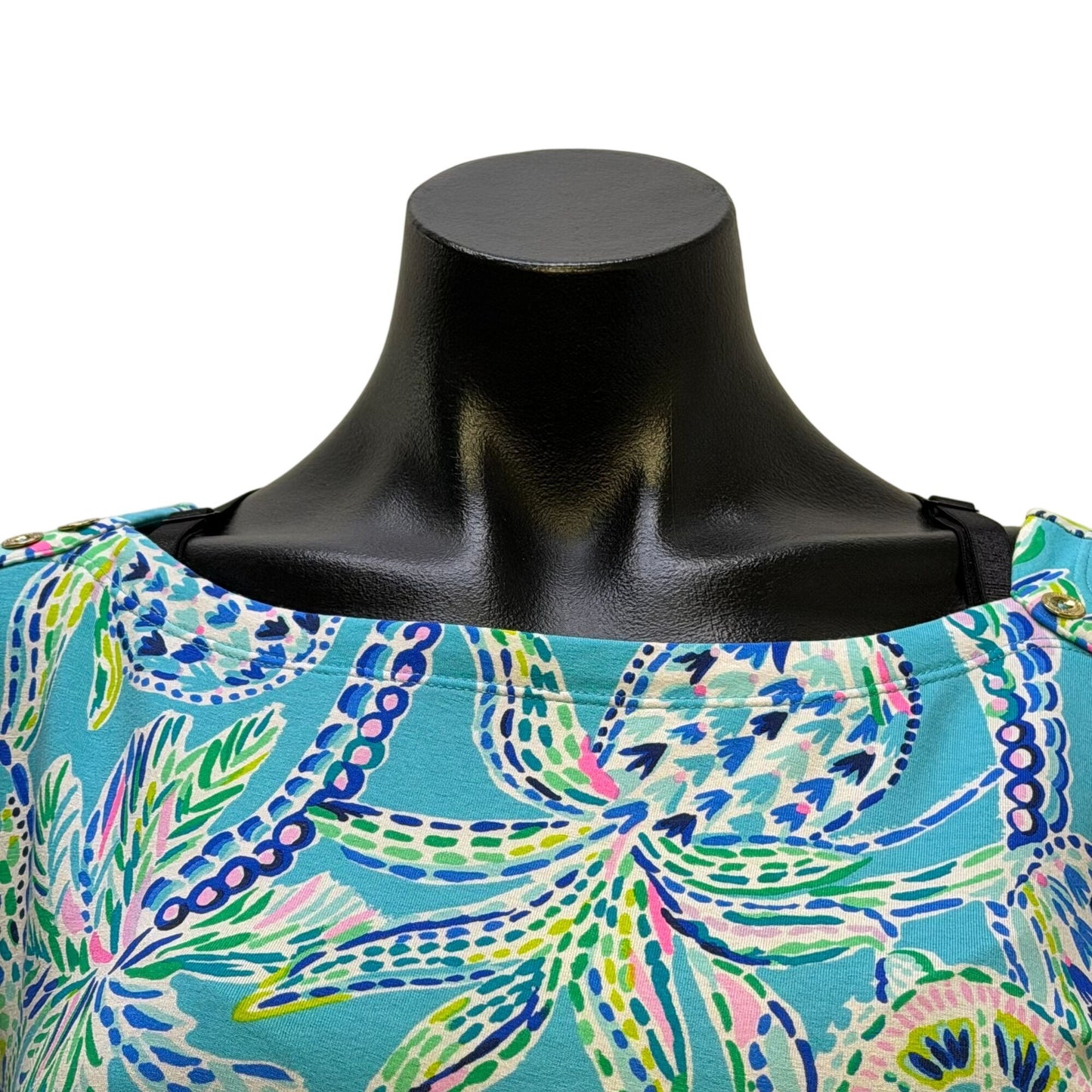 Lilly Pulitzer Print Pullover Dress Turquoise M