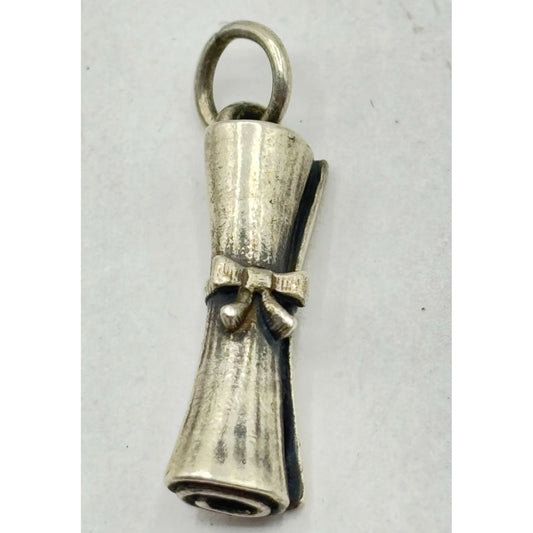 James Avery Sterling Silver 925 Scroll Charm Bow Detail