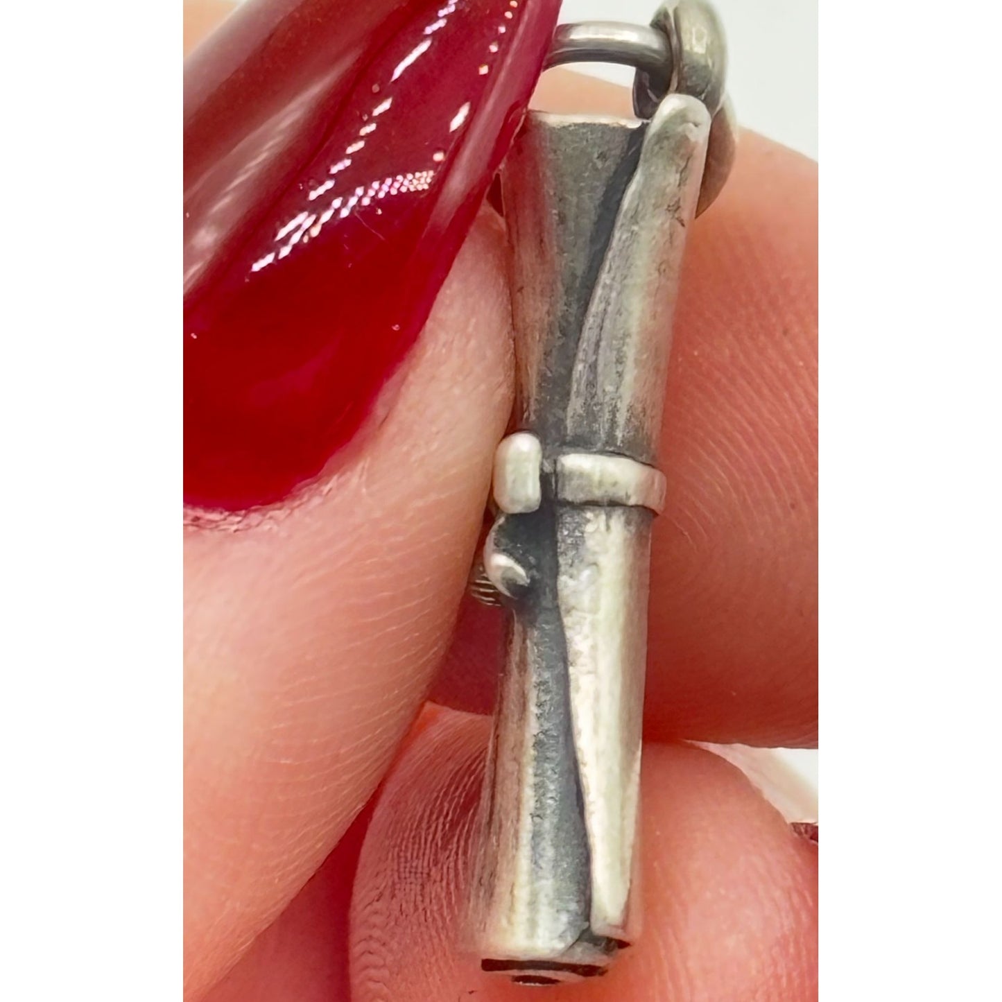 James Avery Sterling Silver 925 Scroll Charm Bow Detail