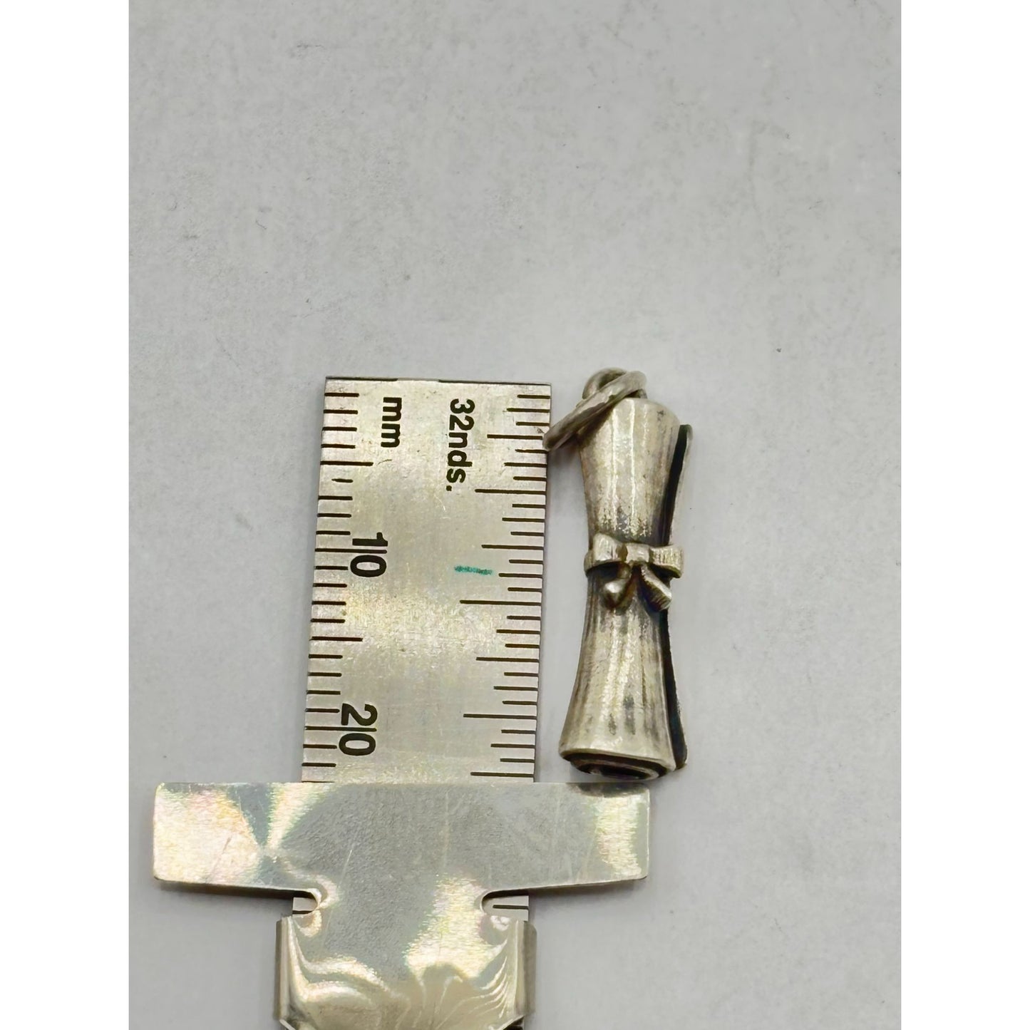 James Avery Sterling Silver 925 Scroll Charm Bow Detail