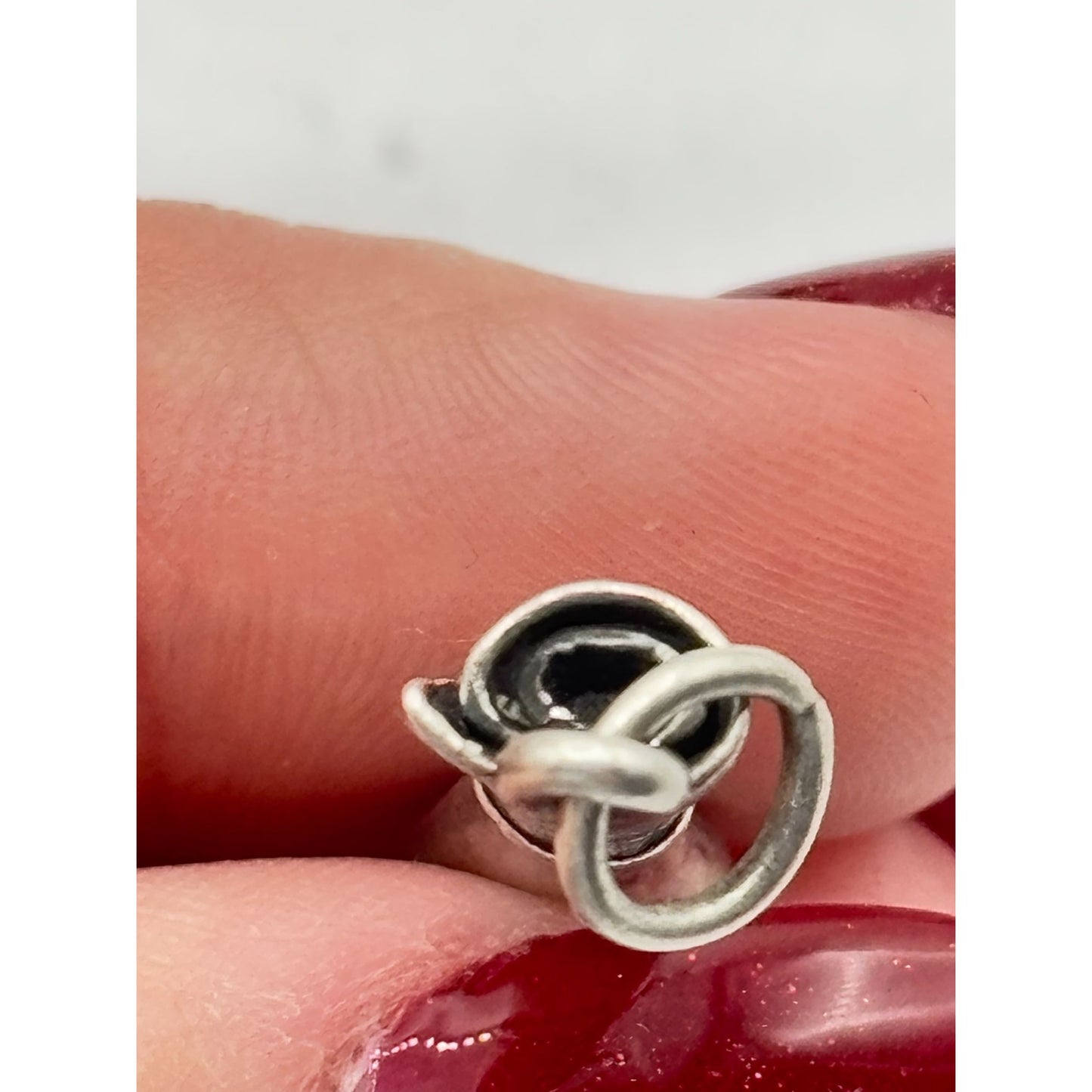 James Avery Sterling Silver 925 Scroll Charm Bow Detail