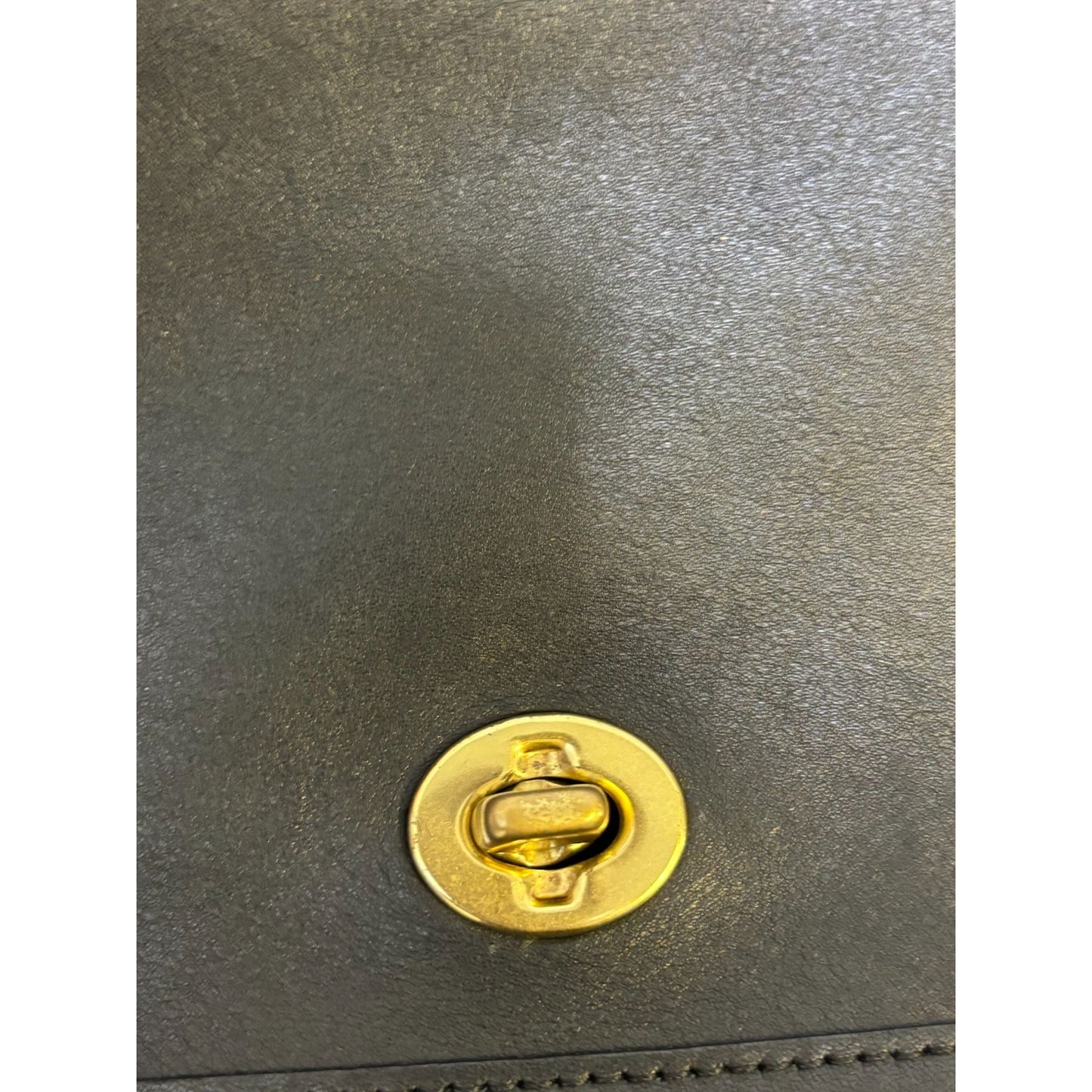 Classic Coach Mini Leather Crossbody Bag In Black With Gold Hardware