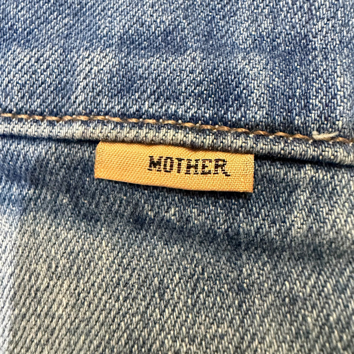 Mother Superior High-Waisted Distressed Hem Jeans Light Blue 0/25