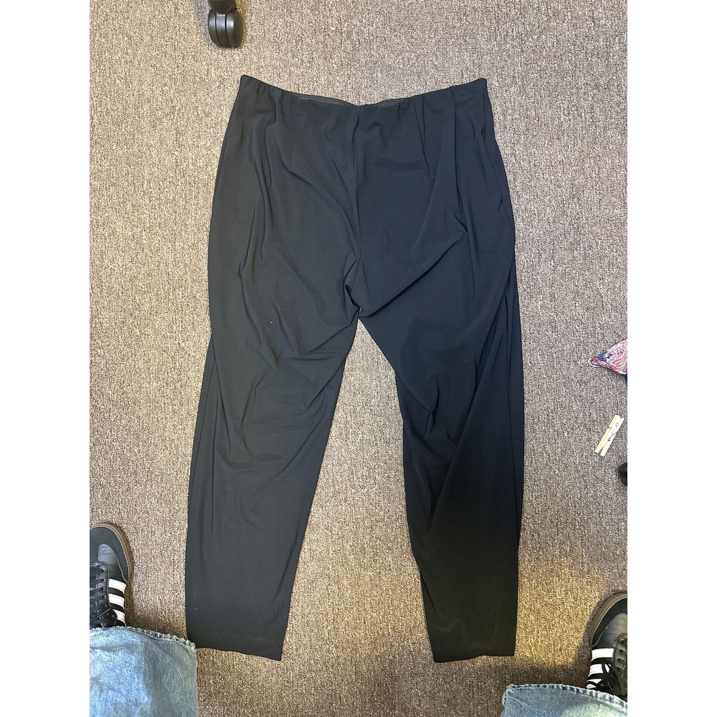 Attitude By Alembika Black Wide-Leg Pants Size 6/18