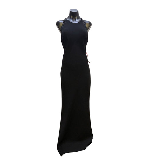 NWT Calvin Klein Black Sleeveless Long Dress Size 8
