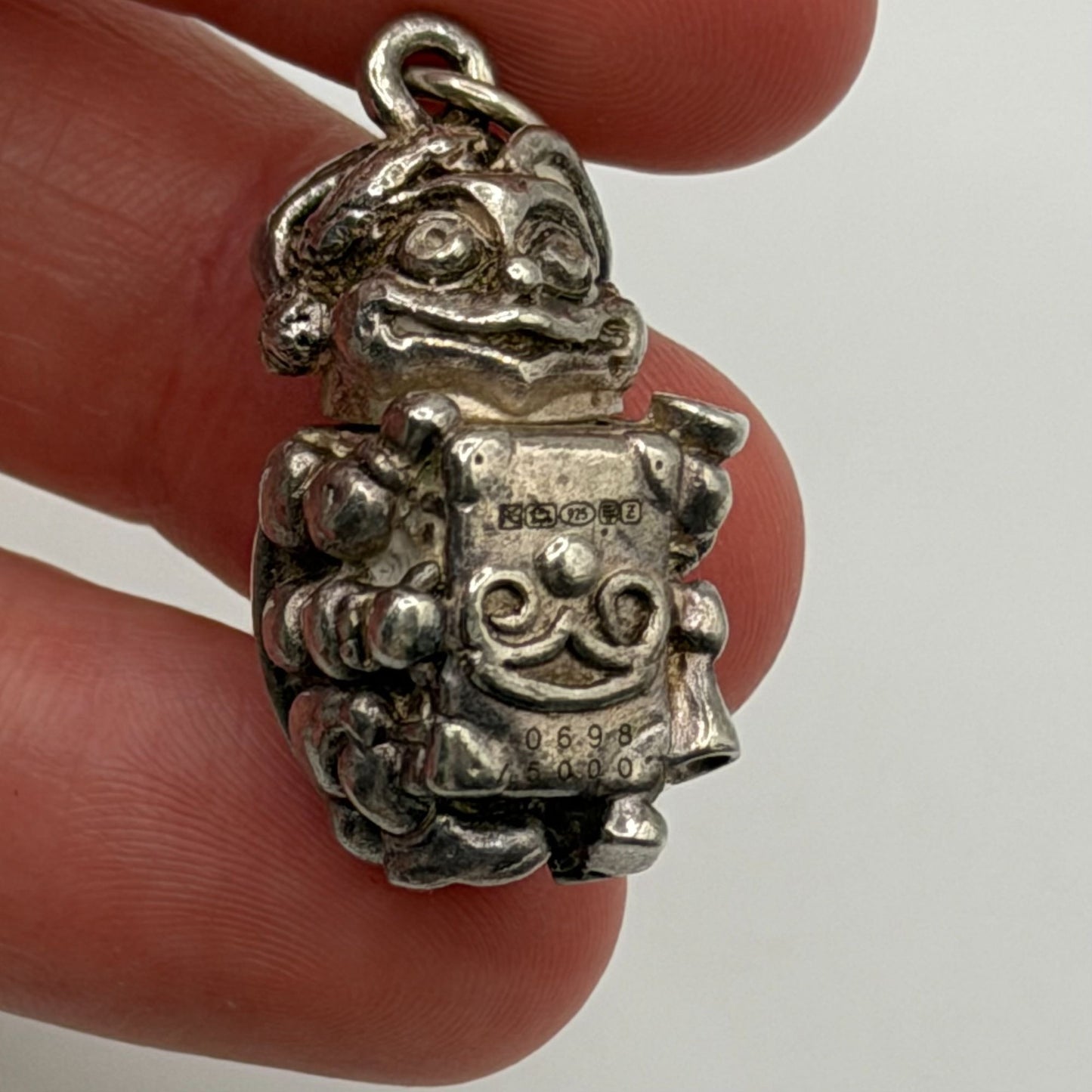 Harmony Kingdom 925 Sterling Silver Lord Byron Pendant W/ Secret Compartment