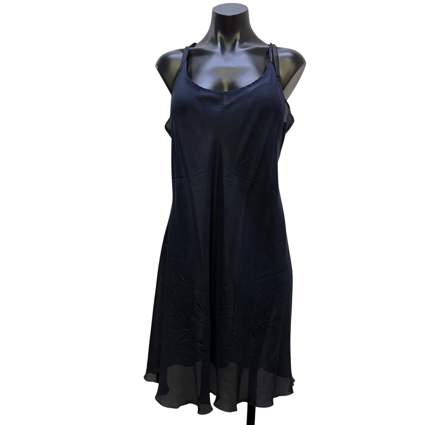 Johnny Was Silk Sleeveless Floral Dress With Adjustable Waist L