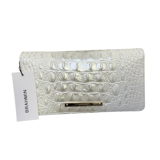 NWT Brahmin Annmarie Daydream Melbourne Genuine Leather Ivory Wallet