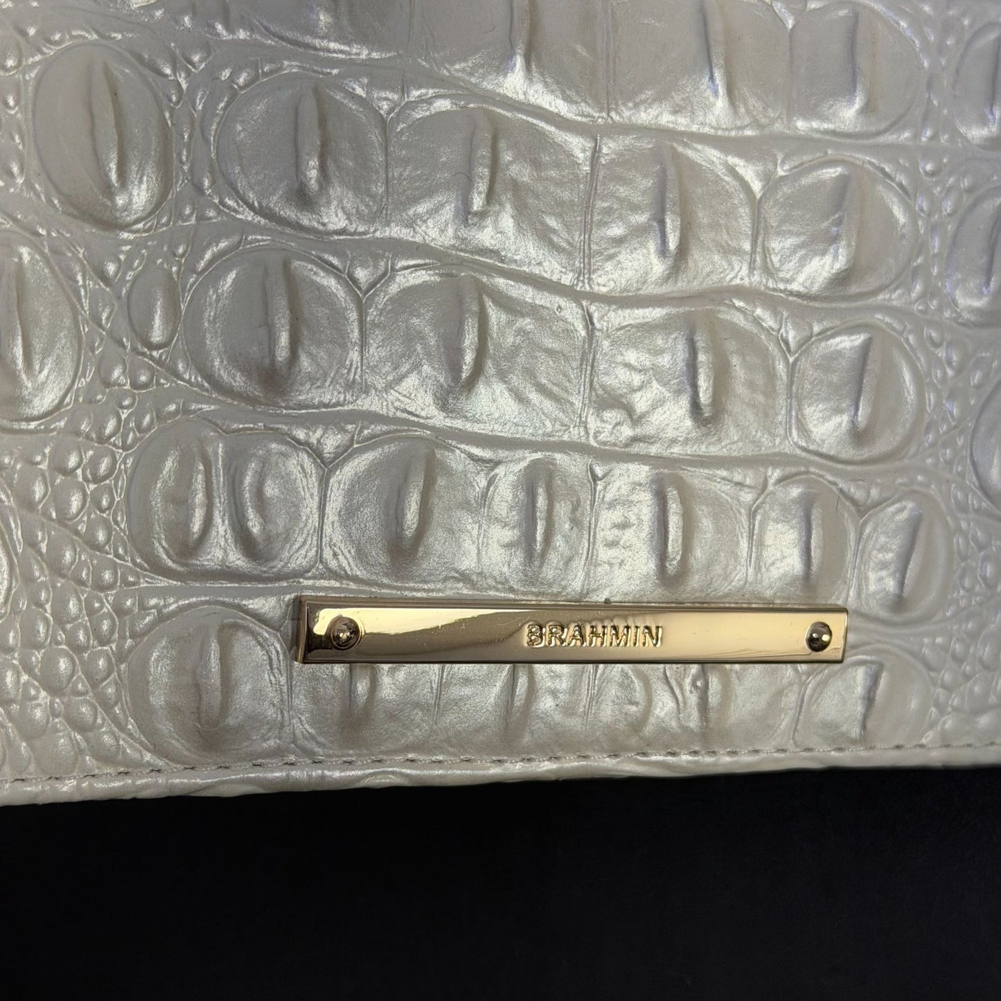 NWT Brahmin Annmarie Daydream Melbourne Genuine Leather Ivory Wallet