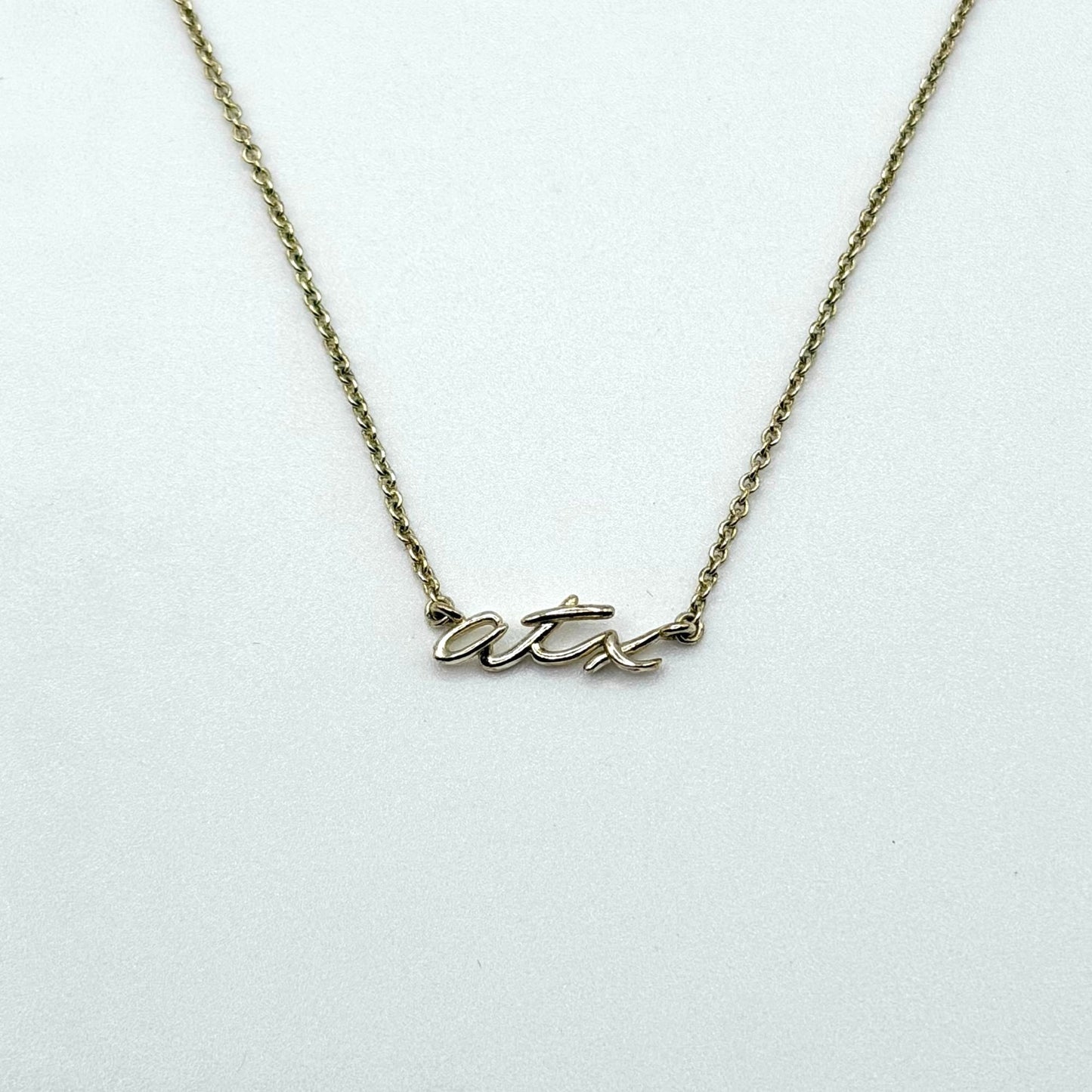 Kendra Scott ATX Gold-Tone Chain Necklace Adjustable Lobster Clasp