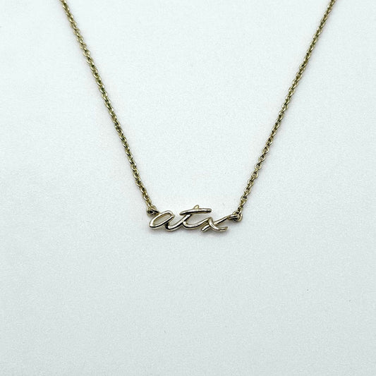 Kendra Scott ATX Gold-Tone Chain Necklace Adjustable Lobster Clasp