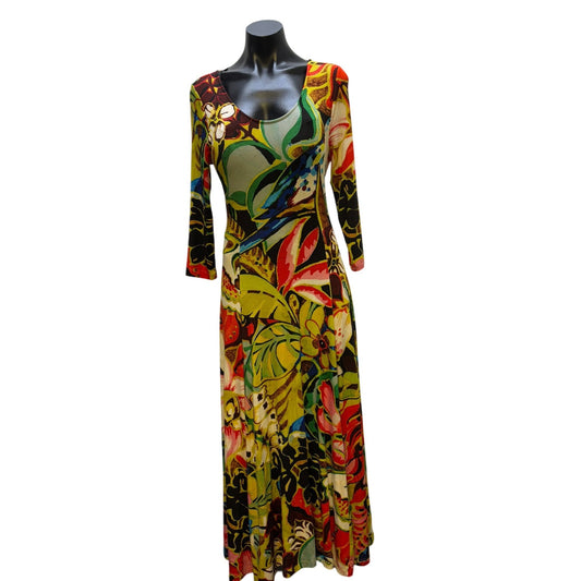 Soft Surroundings Printed Maxi Dress Multi S