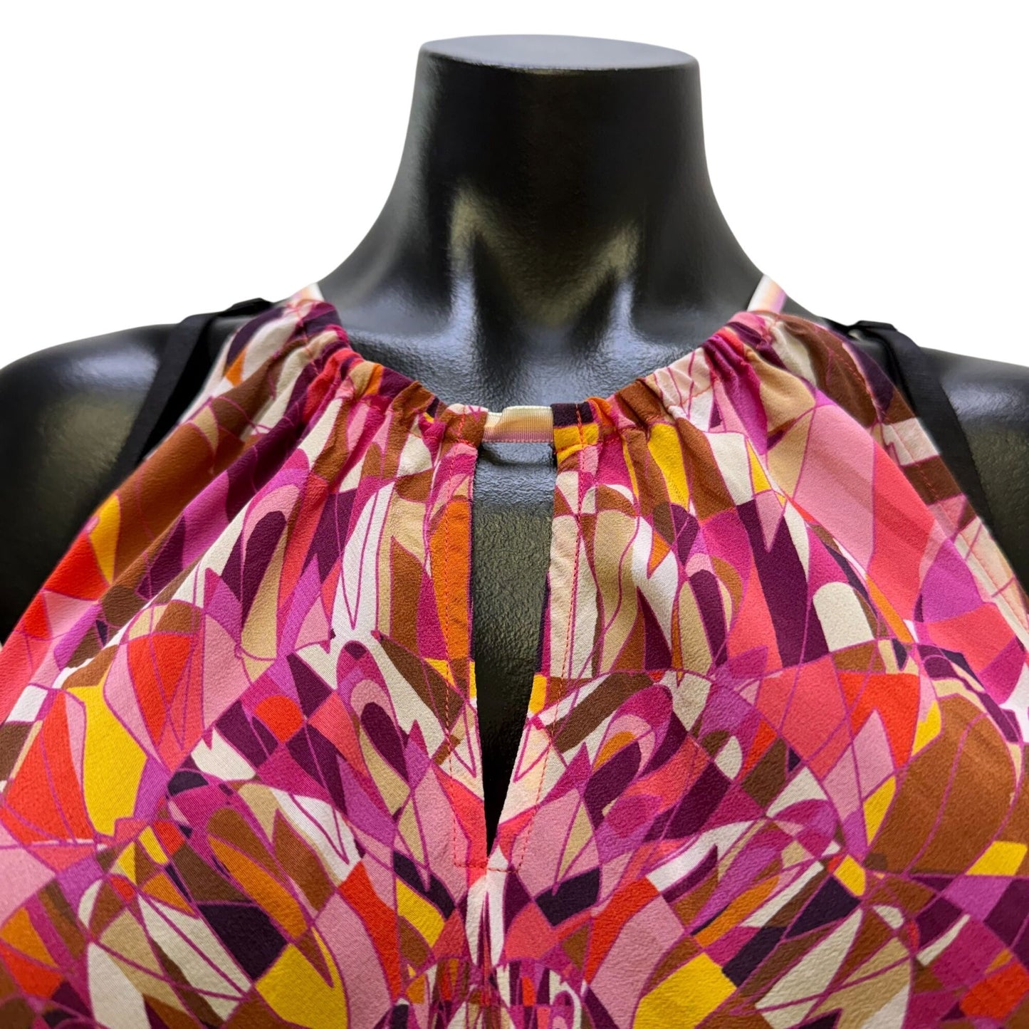 Robert GrahamPink Multi Halter Top Blouse L