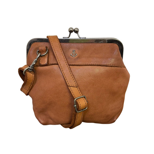 Harbour 2nd Leather Crossbody Bag Brown With Adjustable Strap