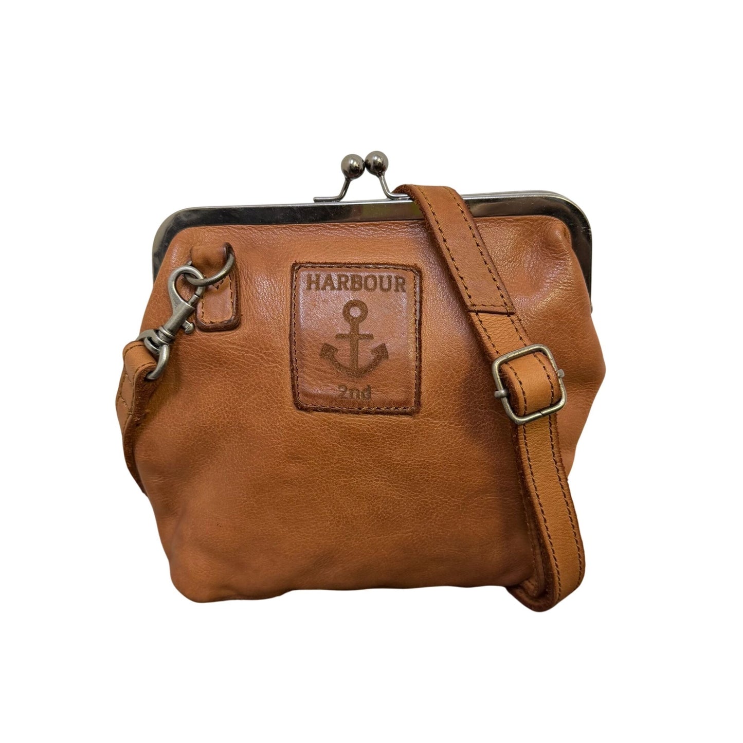Harbour 2nd Leather Crossbody Bag Brown With Adjustable Strap