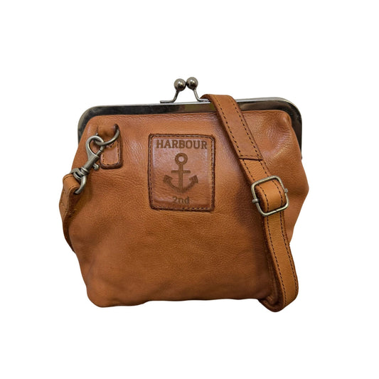 Harbour 2nd Leather Crossbody Bag Brown With Adjustable Strap