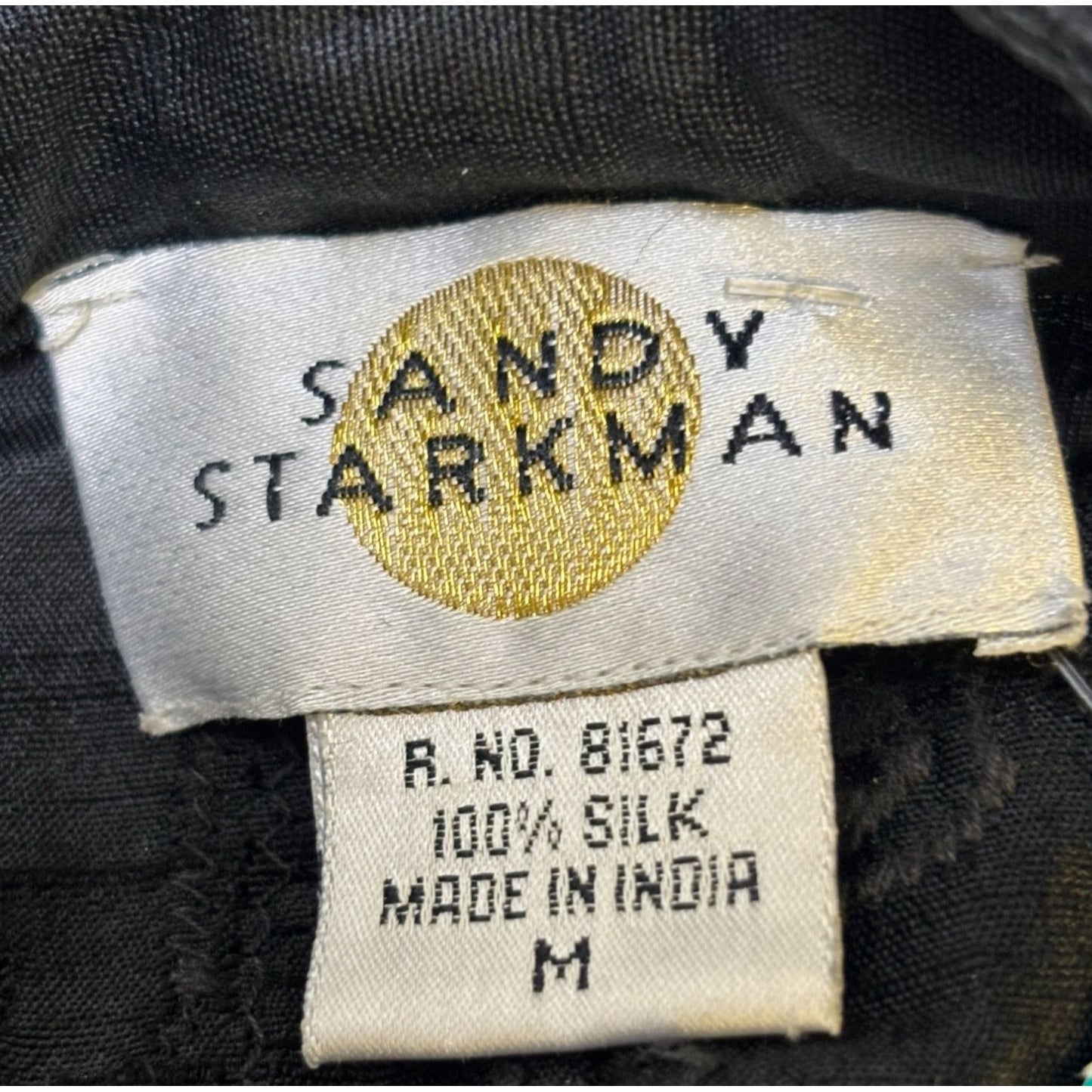 Sandy Starkman Embellished Black Jacket M