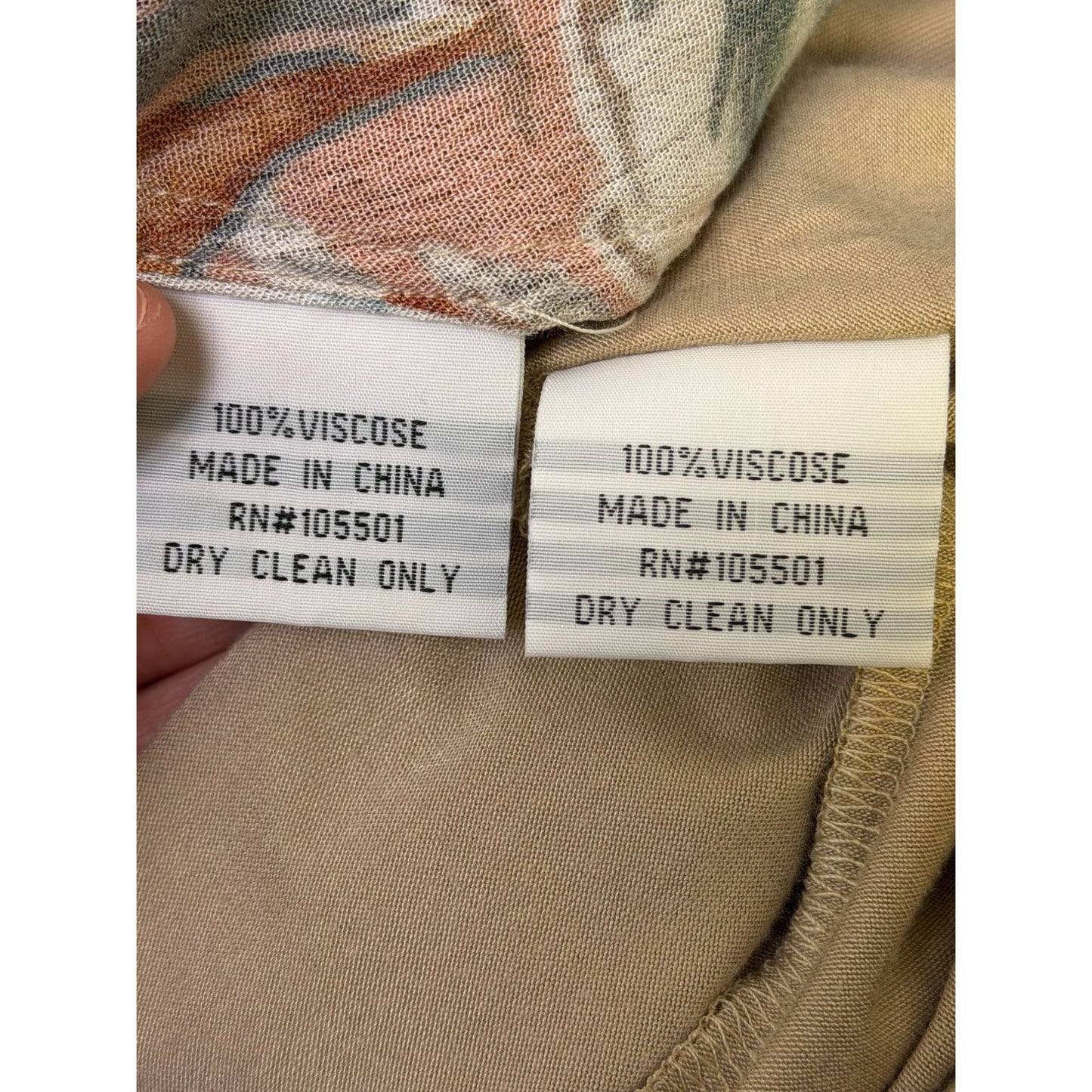 Double D Ranch Multi-Color Horse & Floral Print Maxi Dress L