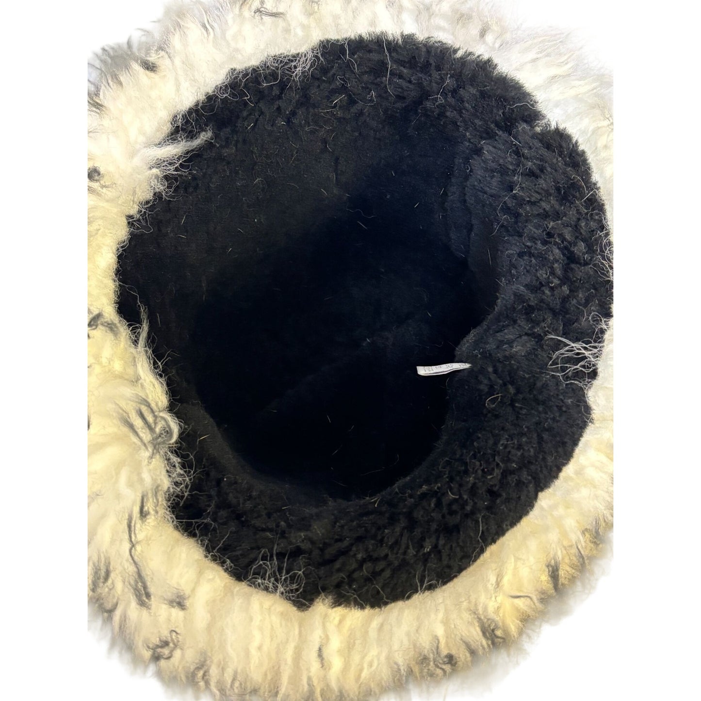 The Leather Works Hat Black White