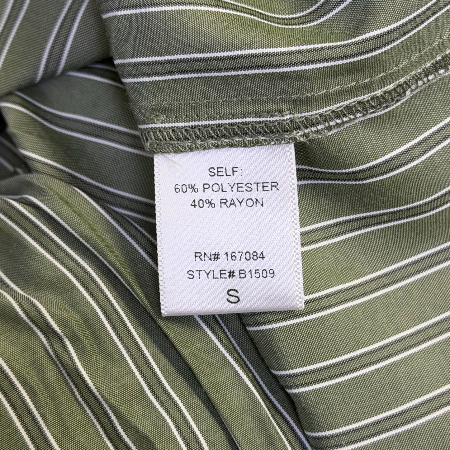 Tuckernuck Green & White Striped Tiered Maxi Skirt Size S