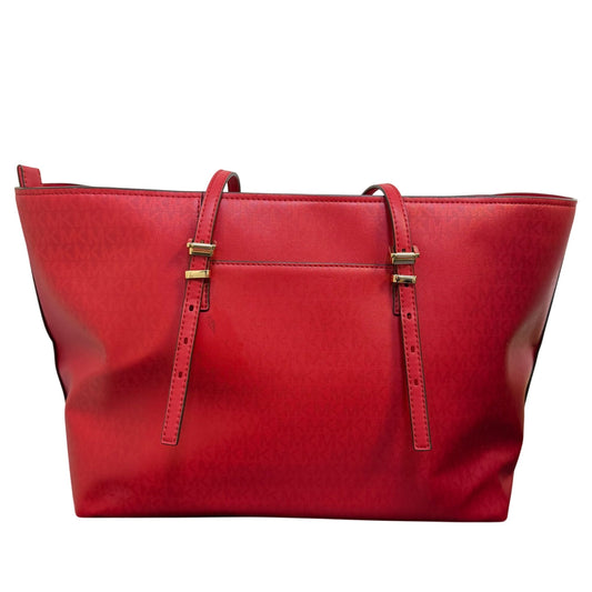 Michael Kors Large Tote Bag Red With Gold Hardware