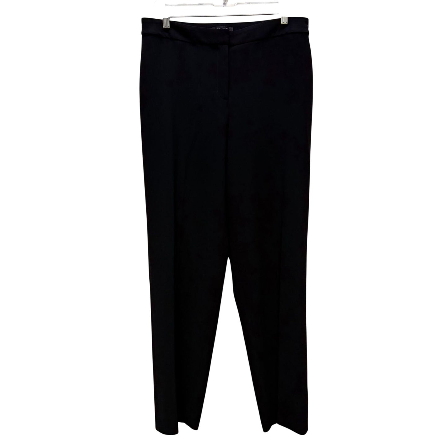 St. John Black Diana Straight-Leg Dress Pants Size 10