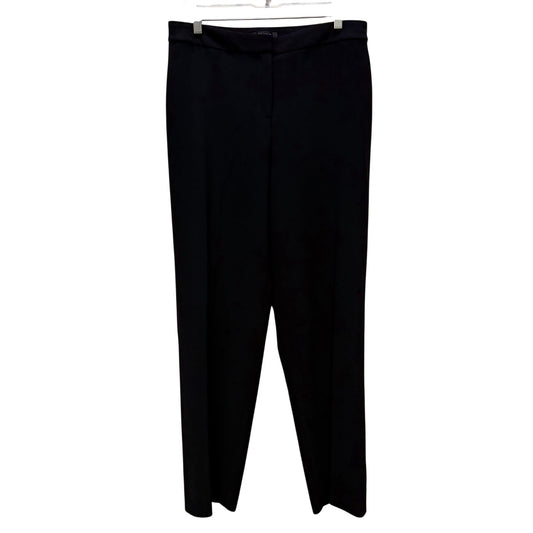 St. John Black Diana Straight-Leg Dress Pants Size 10