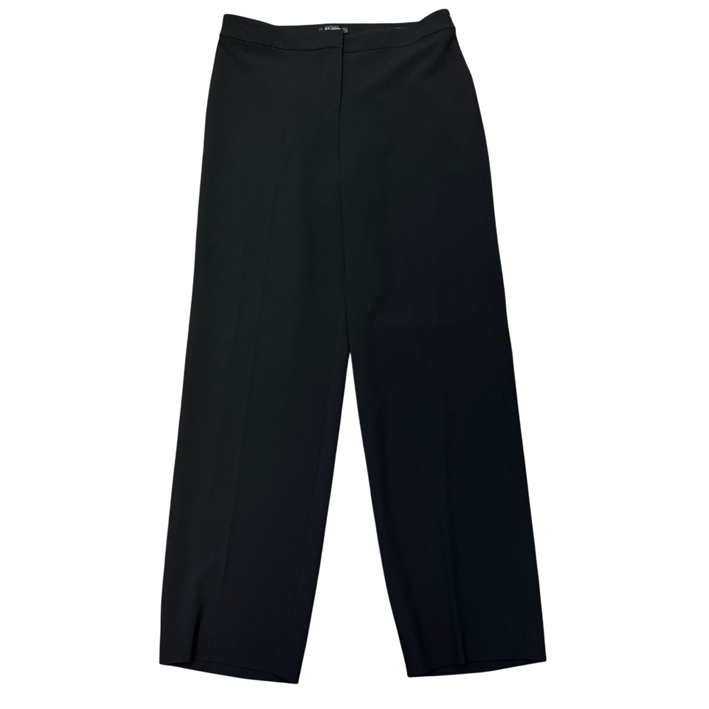 St. John Black Diana Straight-Leg Dress Pants Size 10