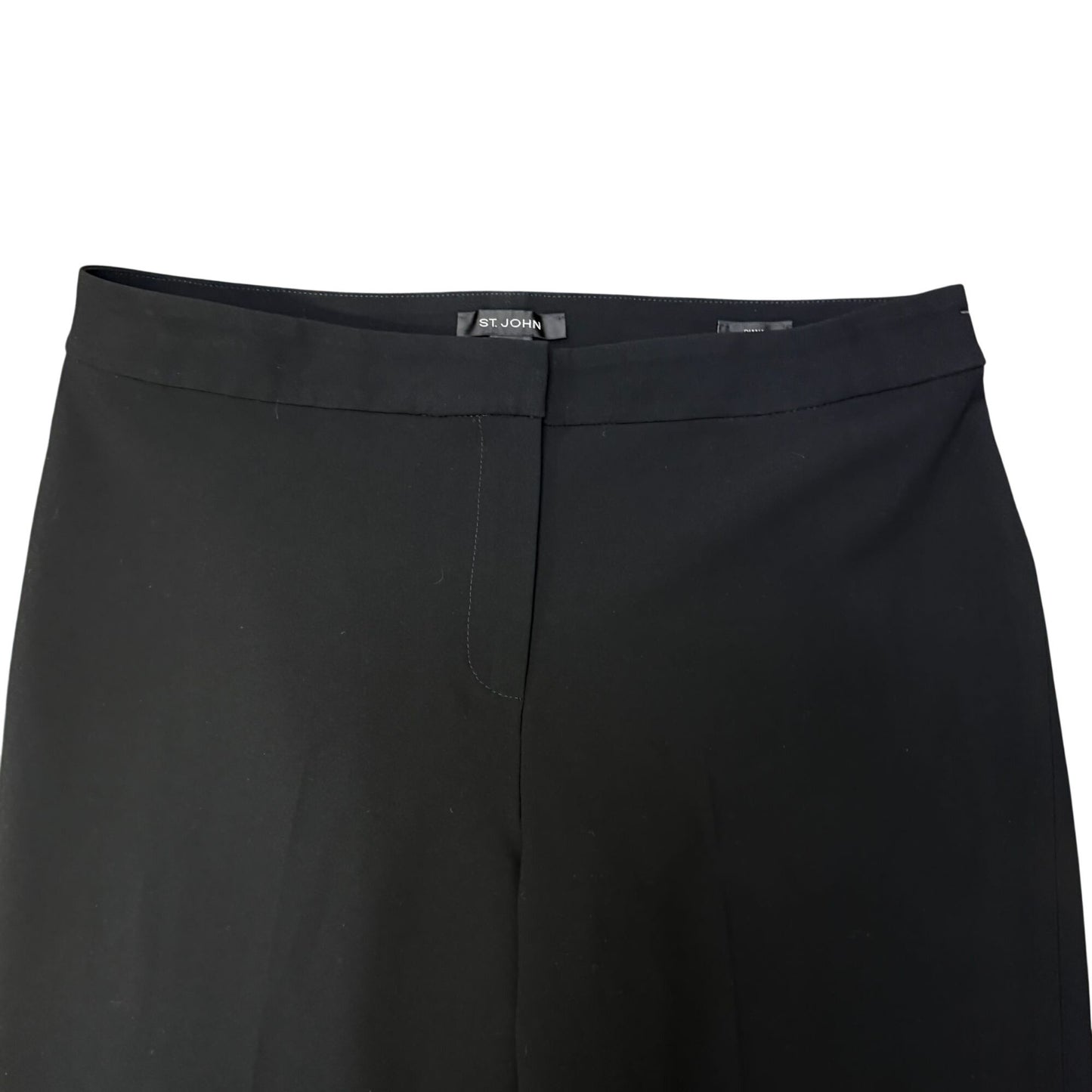 St. John Black Diana Straight-Leg Dress Pants Size 10