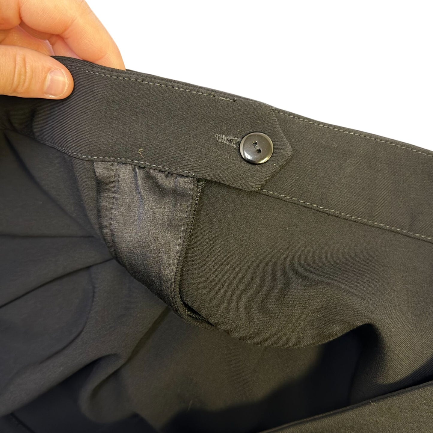 St. John Black Diana Straight-Leg Dress Pants Size 10