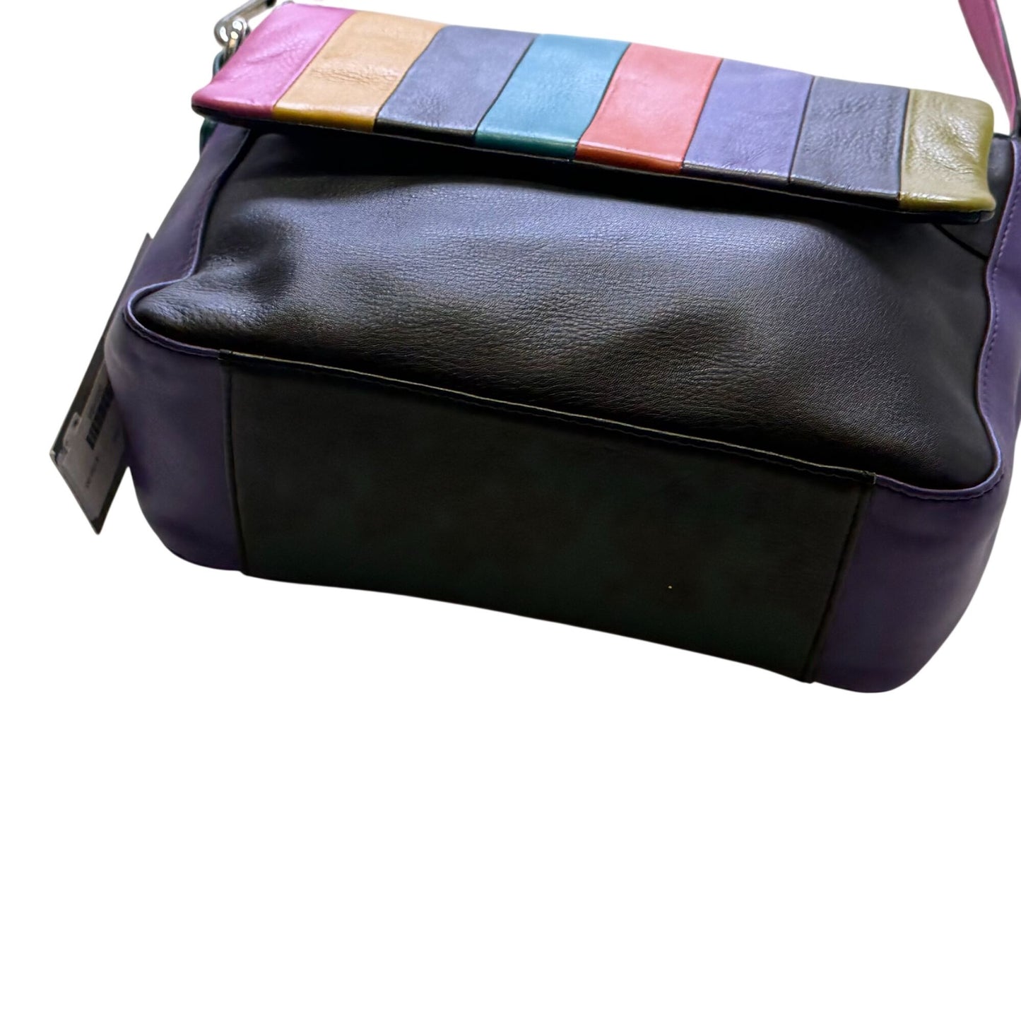 iIi Crossbody Multi-Color Leather Bag With Adjustable Strap