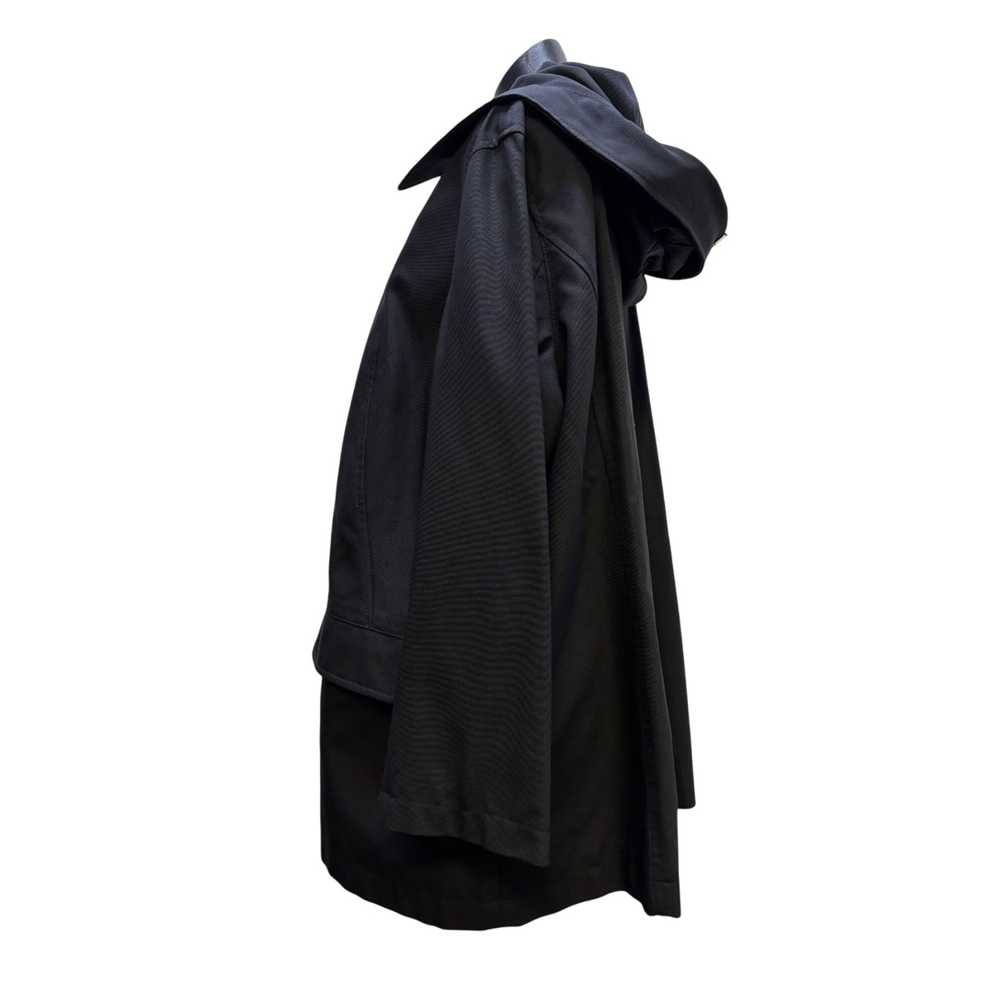 Marina Rinaldi Voyage Black Hooded Jacket XL