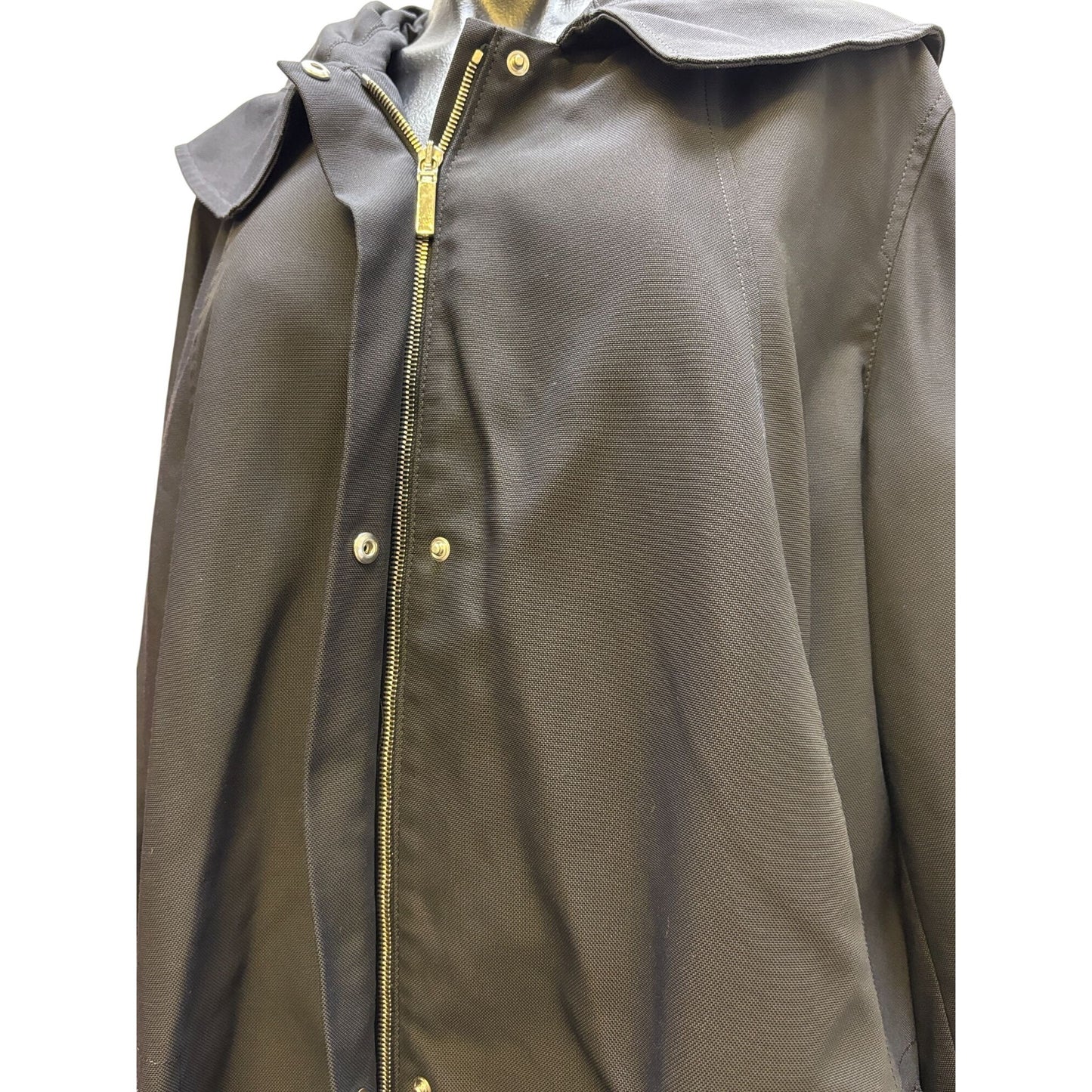 Marina Rinaldi Voyage Black Hooded Jacket XL