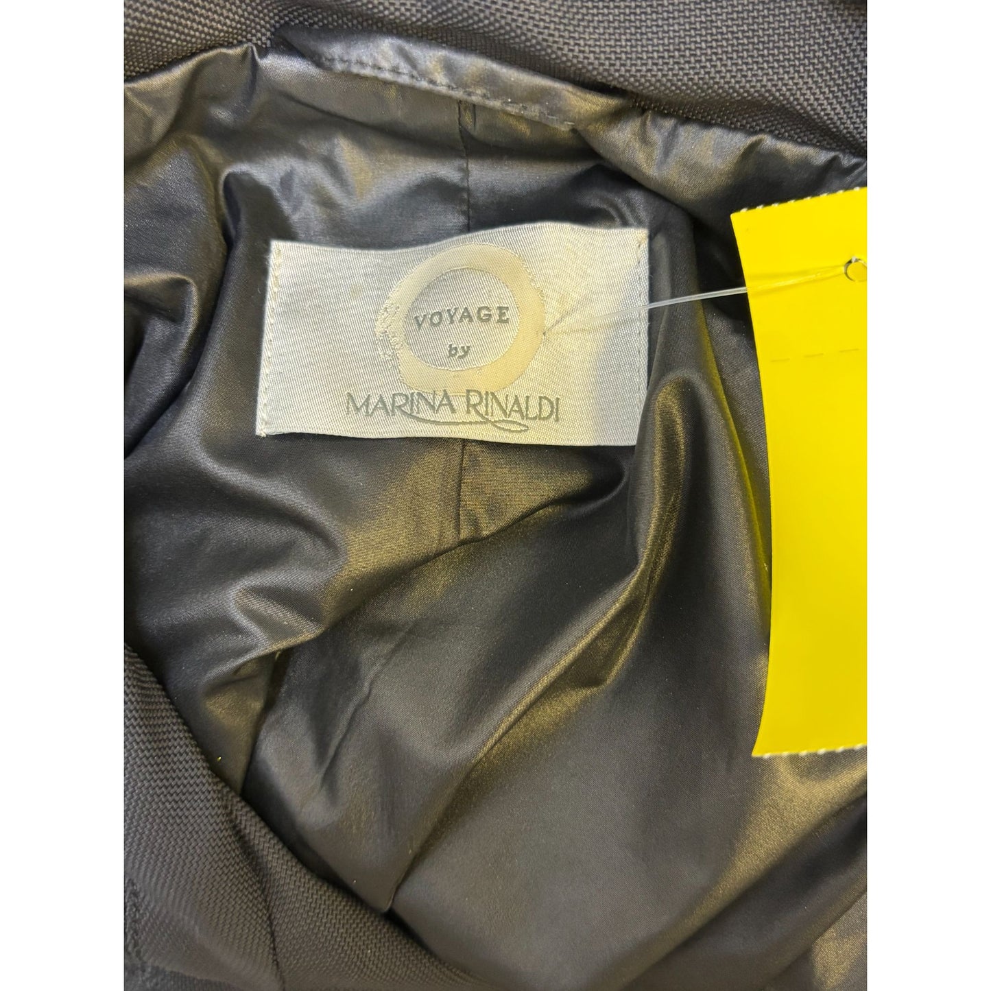 Marina Rinaldi Voyage Black Hooded Jacket XL