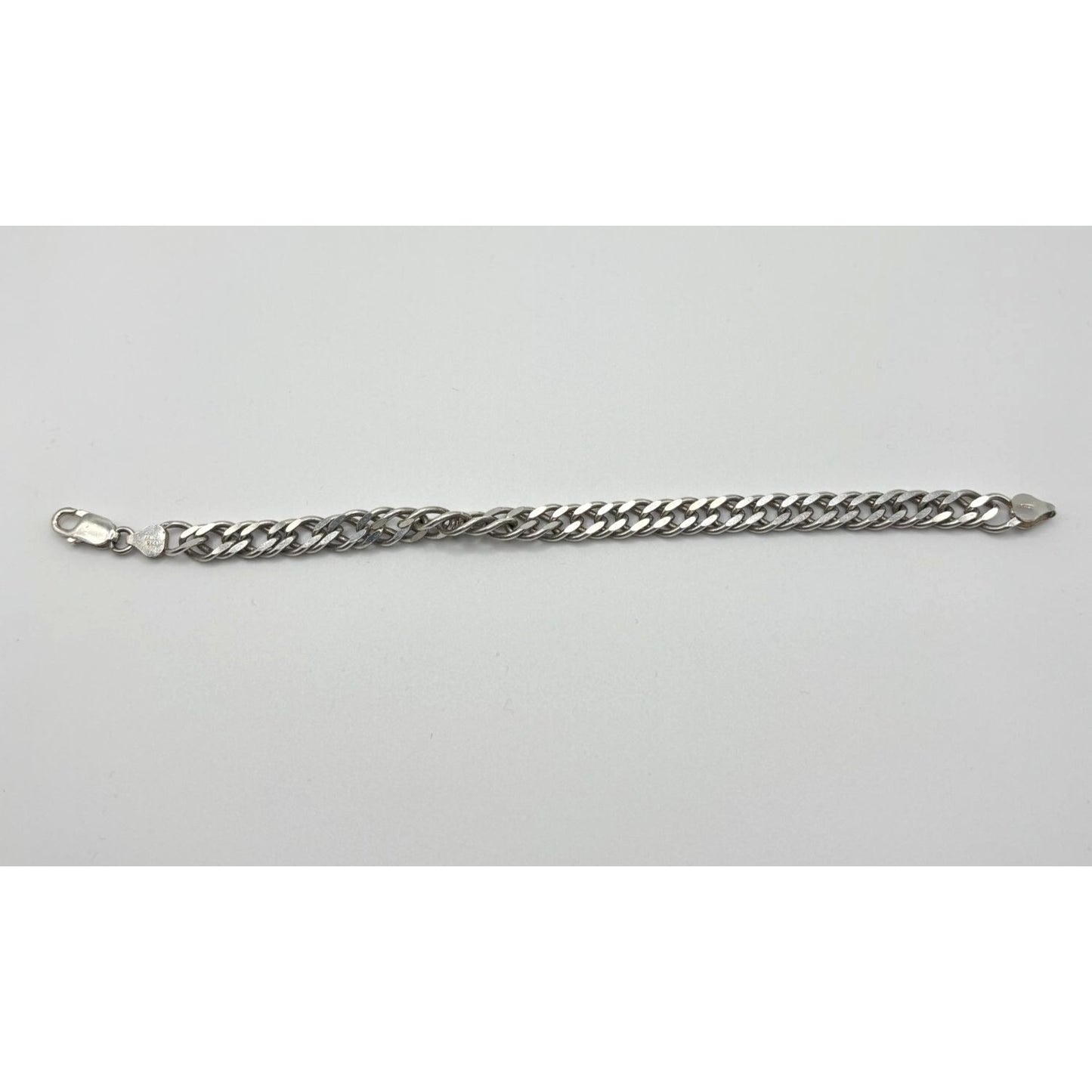 Italian 925 Sterling Silver Curb Chain Bracelet
