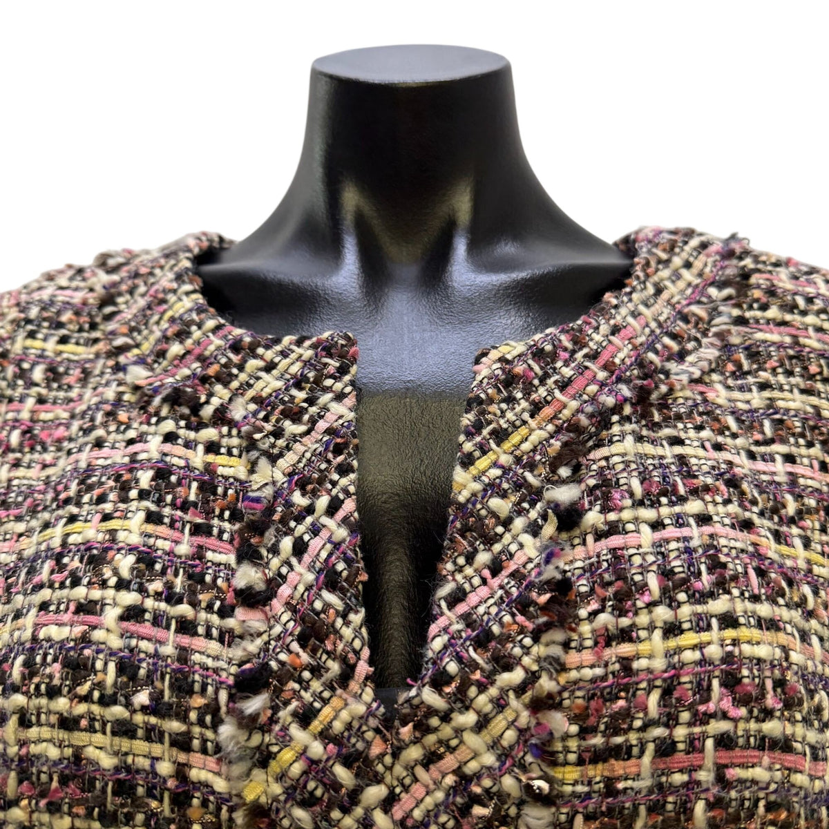 Karl Lagerfeld Paris Dress Pink Black Yellow Size 8