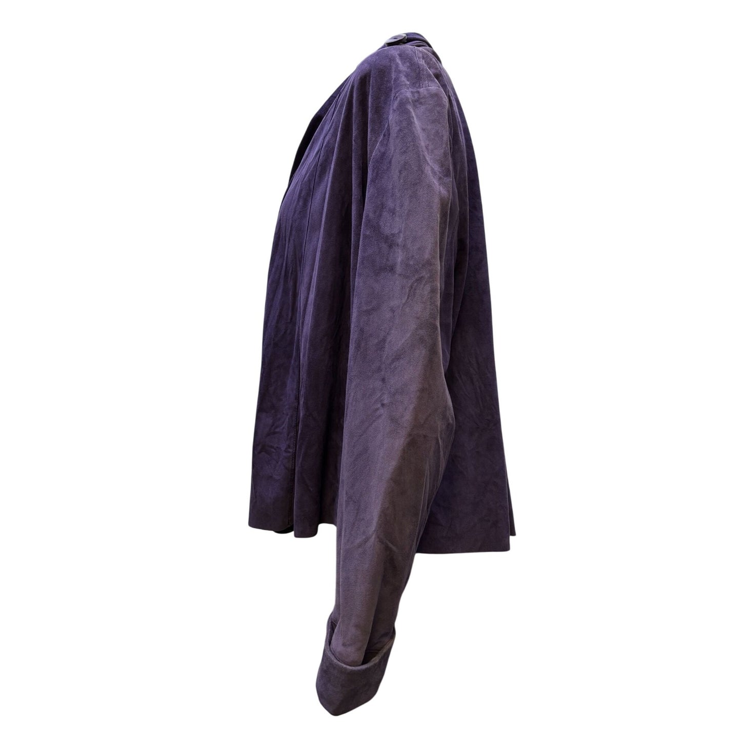 Vericci Goatskin Wrap Jacket Purple L