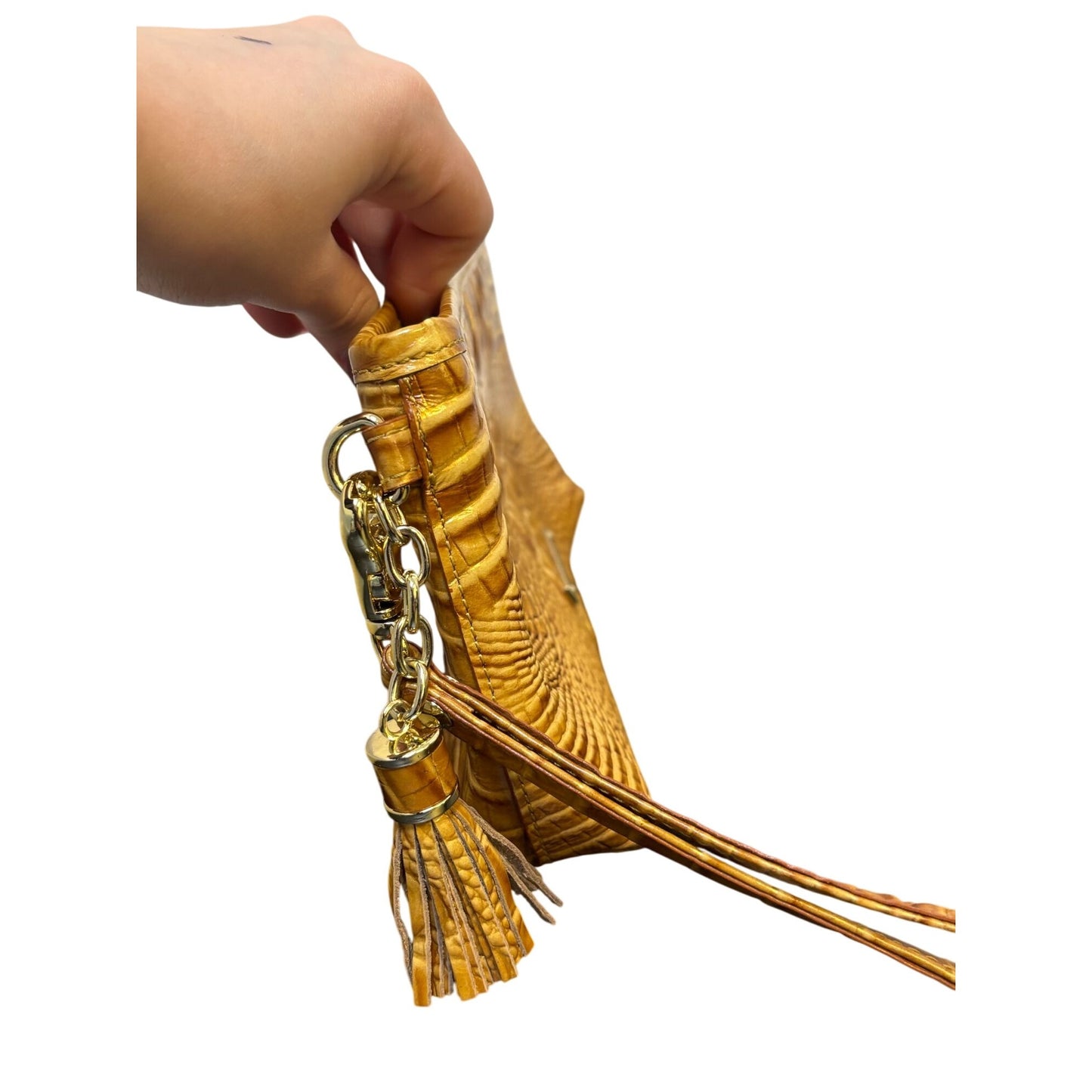 Brahmin Wristlet Leather Wristlet Yell