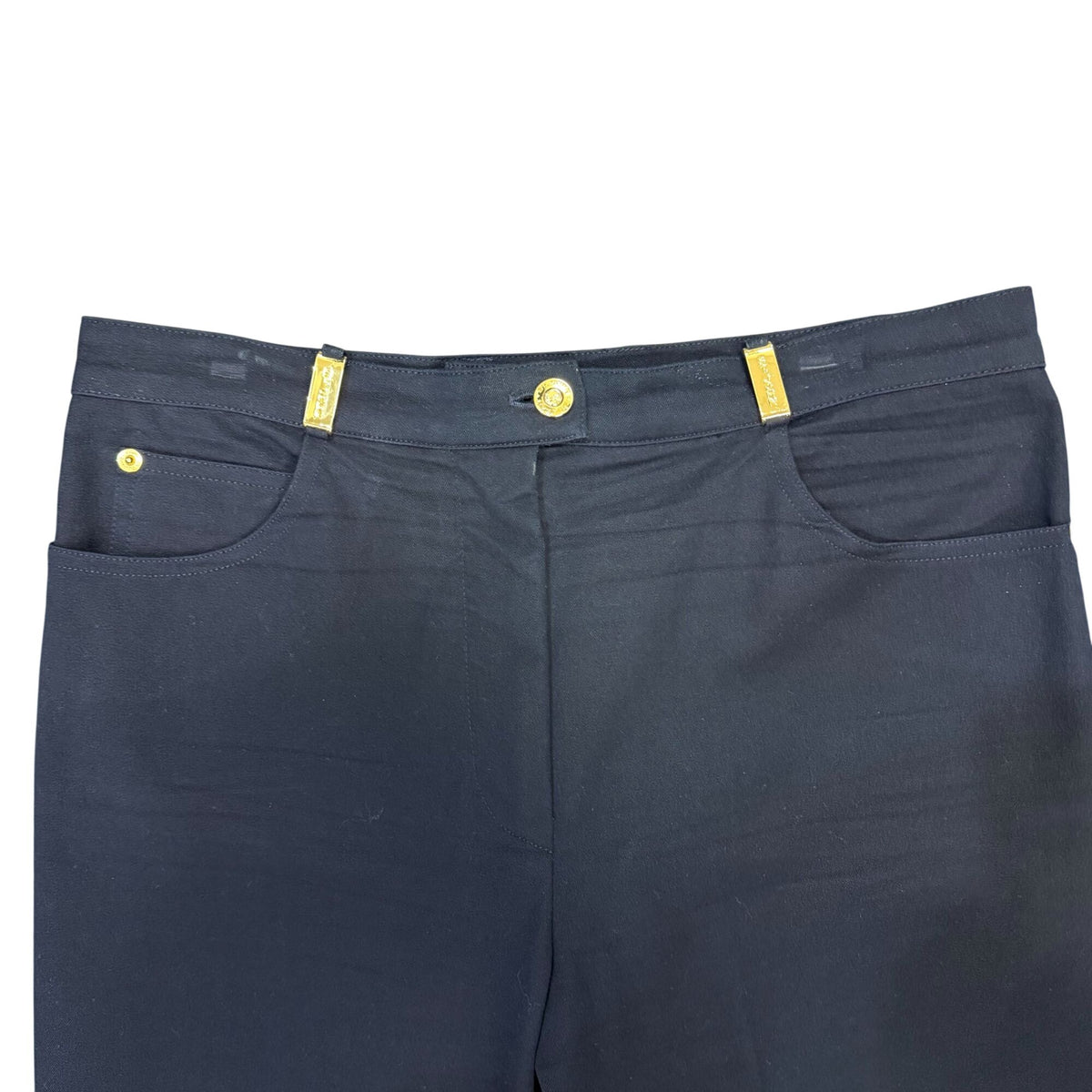 St John Sport By Marie Gray Navy Straight-Leg Pants 10