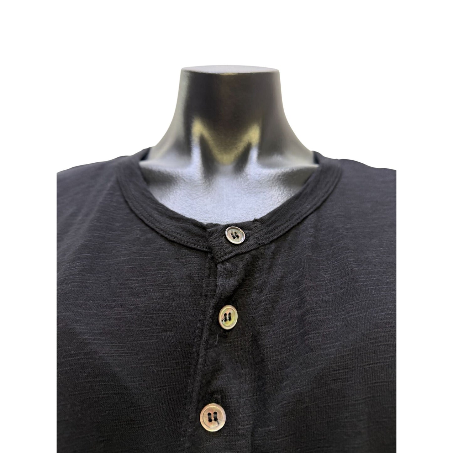 Wilt Black Button-Front Short Sleeve Dress XL