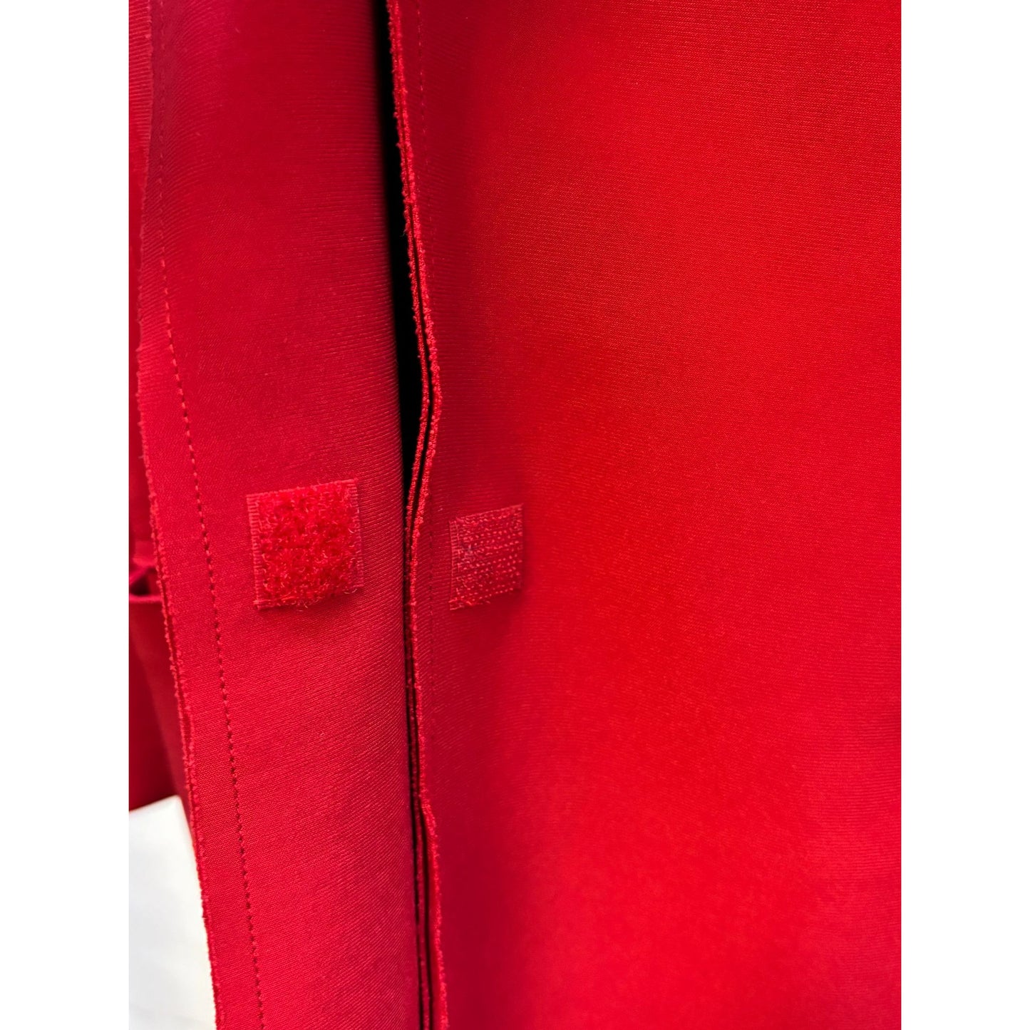 Norma Kamali Red Open-Front Blazer Jacket XL Long Sleeve Lightweight