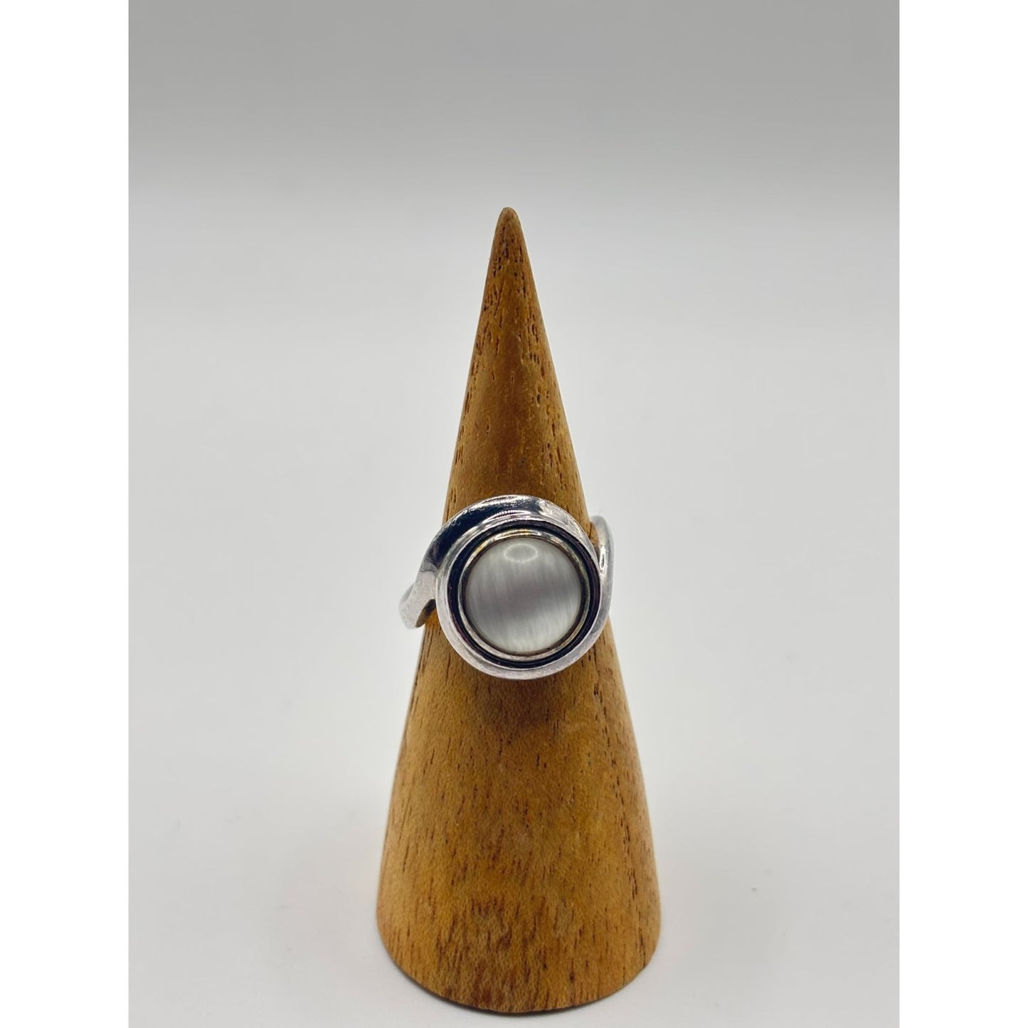 Kameleon 925 Sterling Silver Ring With White Mother Of Pearl Gemstone Size 7.5