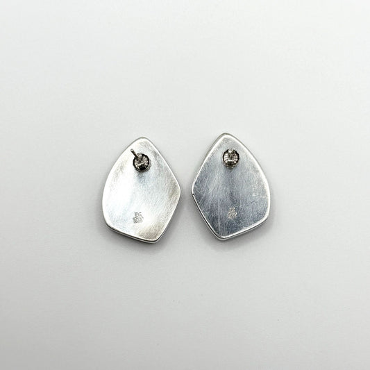 DTR Jay King Purple 925 Sterling Silver Inlay Earrings