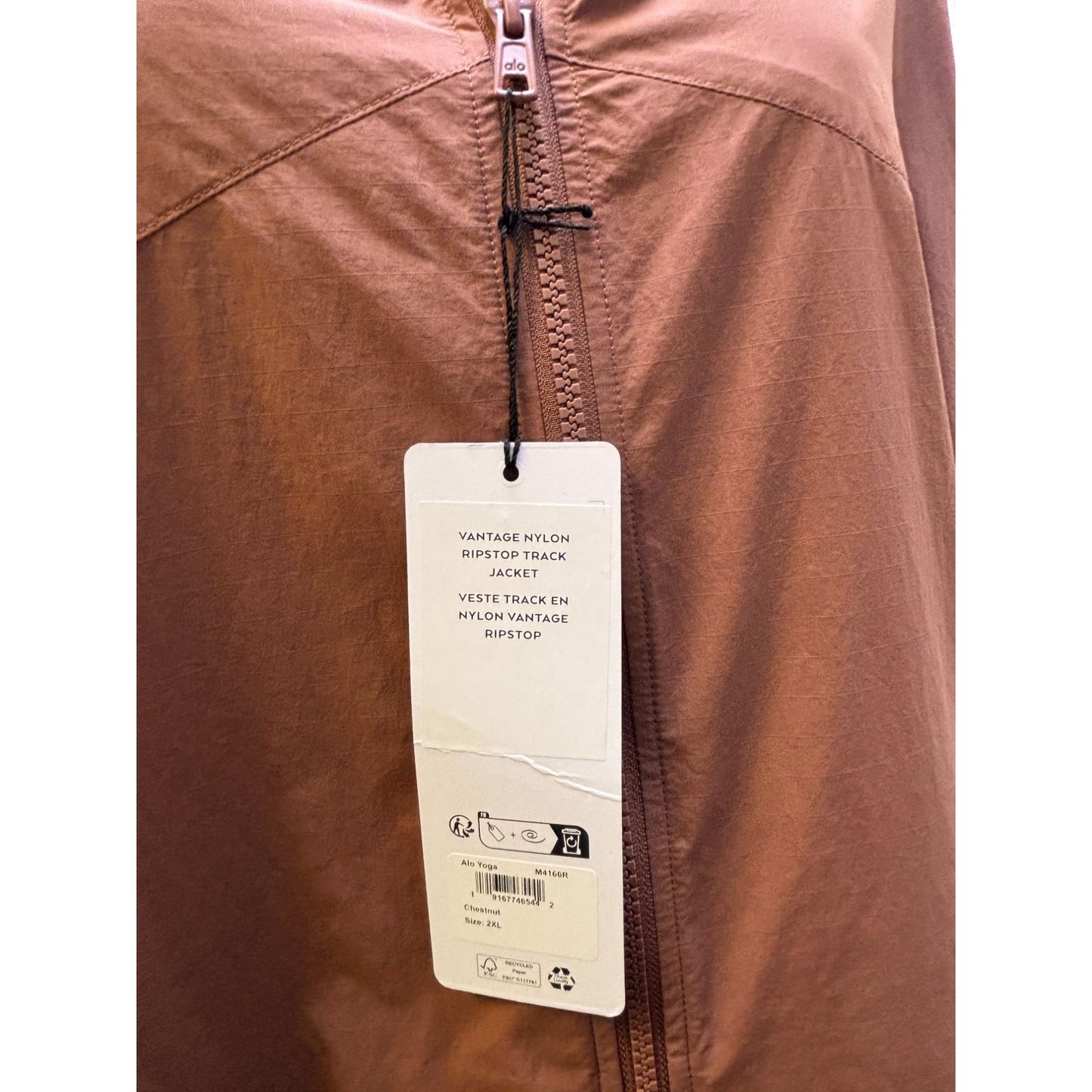 NWT Alo Clay Rain Jacket Size 2X