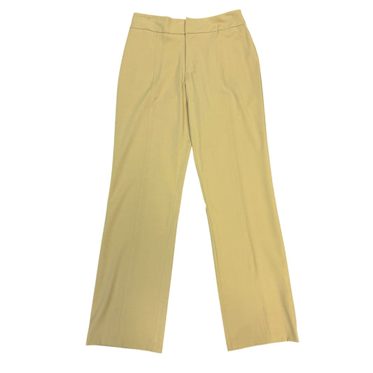 NWT Fabrizio Gianni Tan Stretch Straight-Leg Pants Size 8