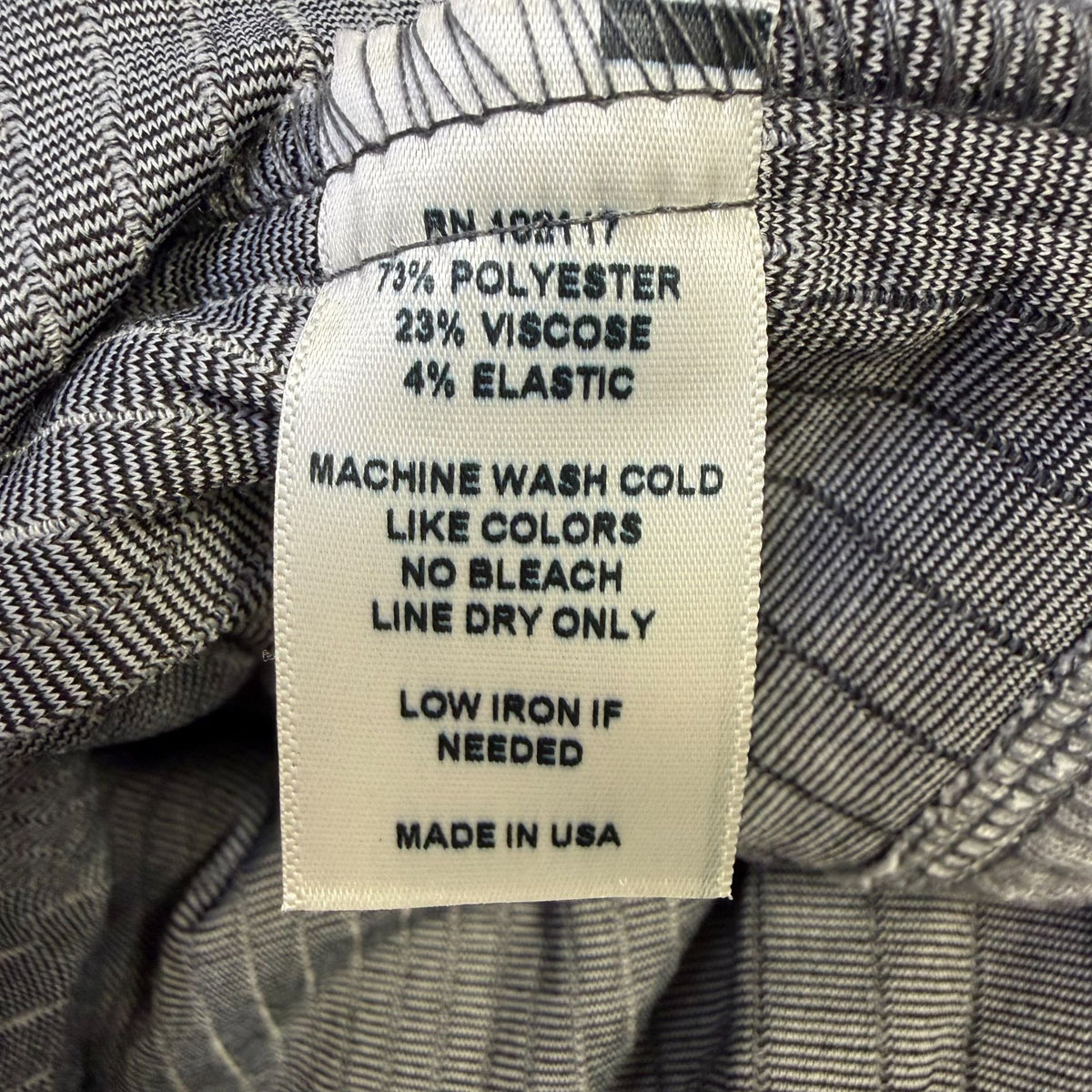 NWT Eleven Stitch Design Gray Striped Vest M