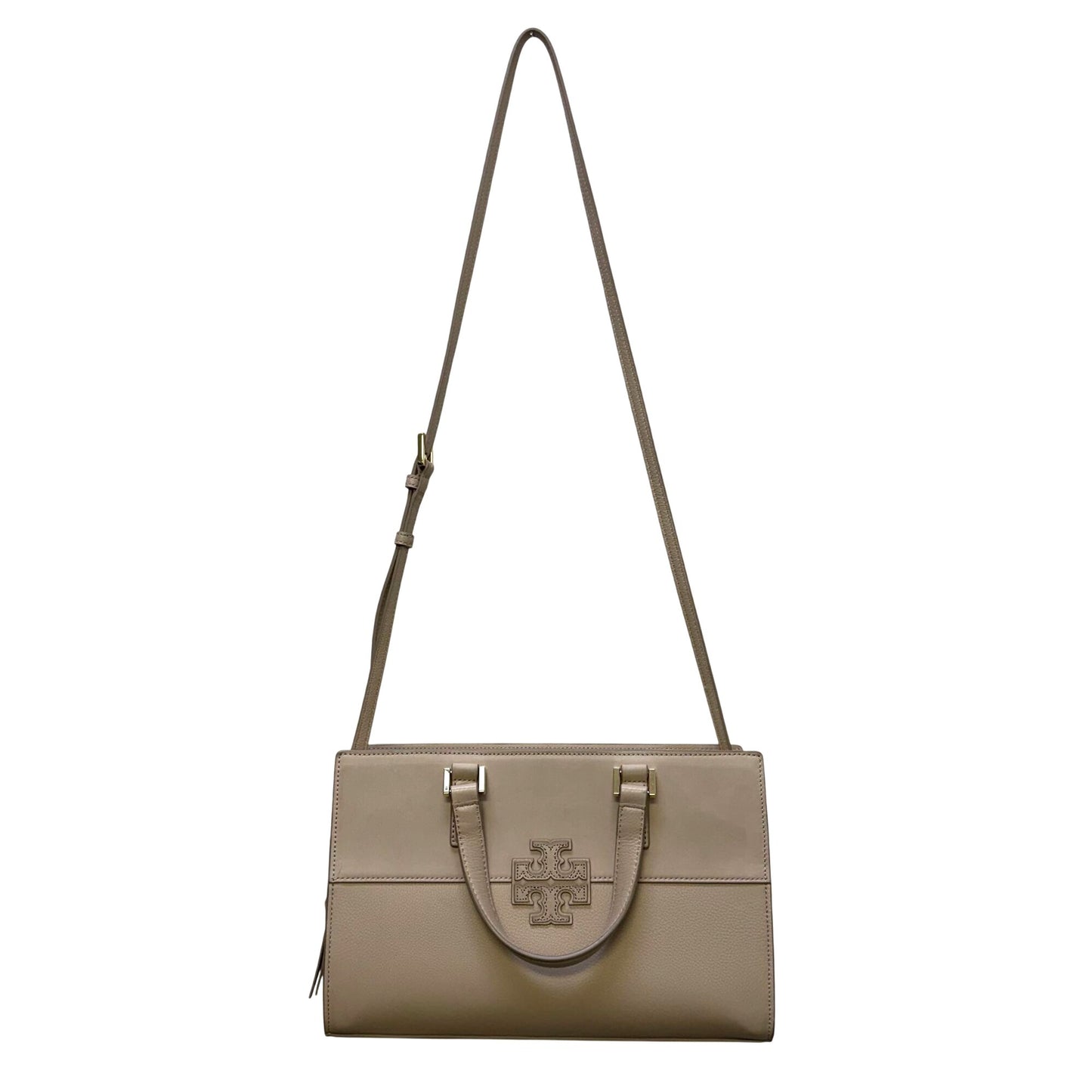 Tory Burch Beige Leather Shoulder Bag