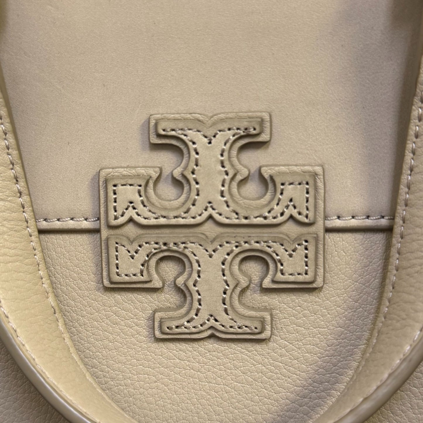 Tory Burch Beige Leather Shoulder Bag