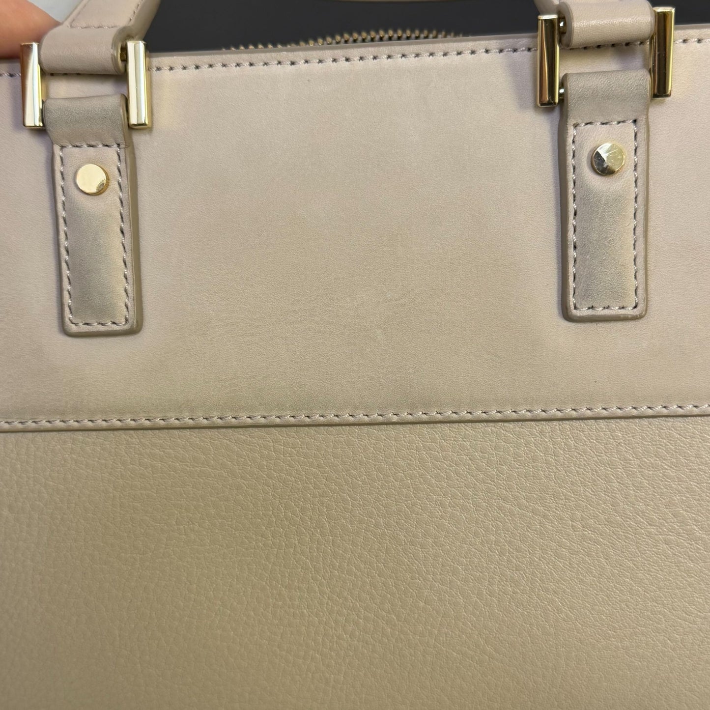 Tory Burch Beige Leather Shoulder Bag