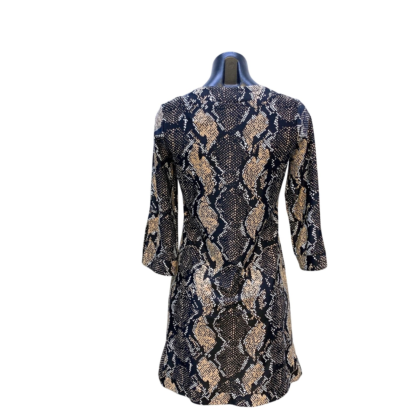 Jude Connally Snakeskin Print A-Line Dress  XS